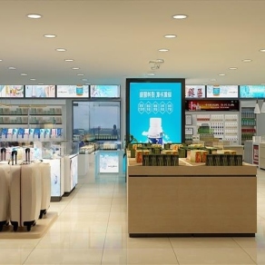 现代超市3D模型下载